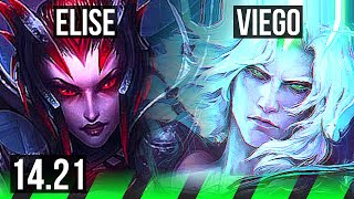 ELISE vs VIEGO JGL  KR Diamond  1421 [upl. by Ahcarb]