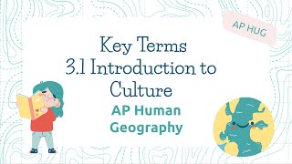 AP Human Geography Key Terms 31 Introduction to Culture [upl. by Odella]