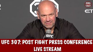 UFC 307 Pereira vs Rountree Jr Post Fight Press Conference Live Stream [upl. by Laucsap]