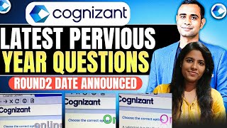 🔥Cognizant Previous Year Questions Cognizant Second Round Date  Cognizant PYQ🔥 [upl. by Orran]