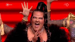 Netta  Toy LIVE quotHet grote songfestivalfeestquot 2019 [upl. by Molahs]