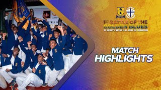 HIGHLIGHTS  St Anthonys vs St Joseph Vaz  1st Battle of the Golden Blues [upl. by Oflunra]