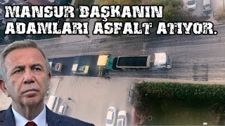 Mansur Başkanın Adamları Asfalt Atıyor [upl. by Goran]