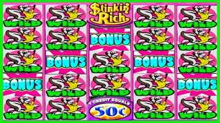 ★★JACKPOT HANDPAY★★500 BETS★★STINKIN RICH HIGH LIMIT SLOT MACHINE BUENO DINERO MUSEUM SLOTS IGT [upl. by Alesram]