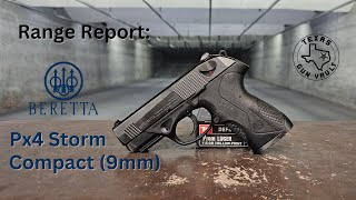 Range Report Beretta Px4 Storm Compact Pistol 9mm [upl. by Lassiter]