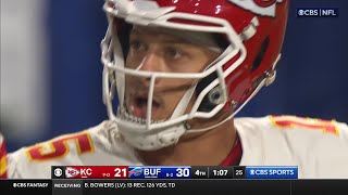 Terrel Bernard ices Bills win vs Chiefs on late INT vs Mahomes [upl. by Alyag]