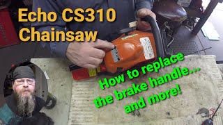 ECHO CS310 Chainsaw how to replace the bar and chain [upl. by Gee262]