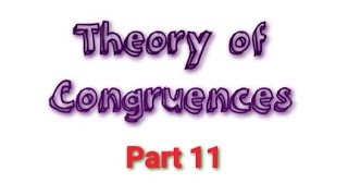 Chinese Remainder Theorem Theory of Congruences  Part 11  6th Sem BSc Mathematics In Malayalam [upl. by Anahir]