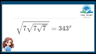 Nice Square Root Math Simplification  Find the Value of X [upl. by Yrrehc]