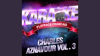 EmmenezMoi Version Concert — Karaoké Avec Chant Témoin — Rendu Célèbre Par Charles [upl. by Aihsyn]