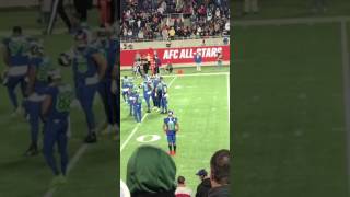 Odell Beckham Jr dancing at the 2017 Pro Bowl game [upl. by Vanhomrigh]