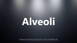 Alveoli  Medical Definition [upl. by Anayi388]