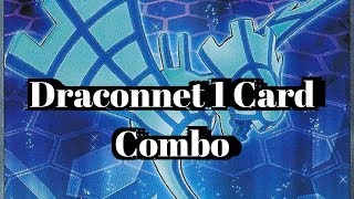 1 Card Draconnet Guardragon Combo Tutorial Post Rokket Revolt Structure Deck Combo Yugioh [upl. by Eiramyllek]