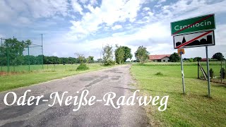 43 Cyklostezka Odra NisaOderNeißeRadweg CZ LiberecPL Swinoujscie Stepnica  Czarnocin 12 km [upl. by Yessej]