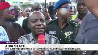 Abia State Alex Otti Supervises The Evacuation Of Waste [upl. by Winchell]