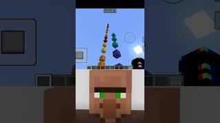 Concrete powder cannon MINECRAFT Oi Oi Oi VILLAGER MEME minecraft [upl. by Agate719]