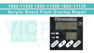 Chromalox 1600 160011030 160011050 160011130 Front Overlay Touch Screen Panel Replacement Repair [upl. by Saleem]