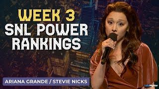 Ariana Grande  Stevie Nicks SNL By The Numbers  S50 E3 [upl. by Helaina650]