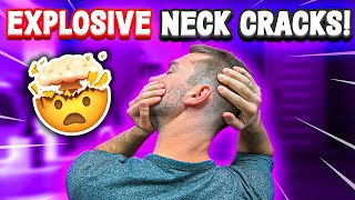 THE LOUDEST NECK CRACKS COMPILATION😱🔥No Talking ASMR😍Super Satisfying [upl. by Rebmit]