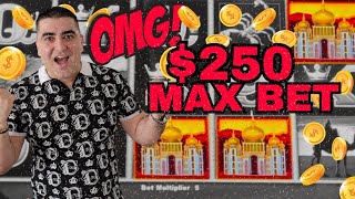 OMG So Many 250 Max Bet BONUSES  EPIC CASINO PLAY [upl. by Enitsyrk]