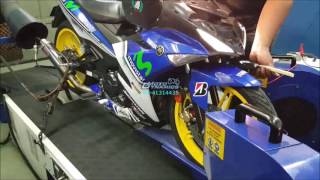 Yamaha Y15ZR aRacer RC M4 160cc Injector  Motodynamics Technology Malaysia [upl. by Laure]