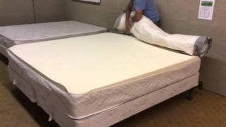 Adjustable Natural Talalay Latex Mattress Assembly Instruction by Arizona Premium Mattress [upl. by Llewen]