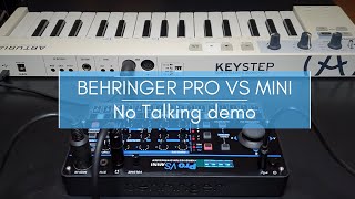 Behringer Pro VS Mini  No talking demo [upl. by Gnat140]