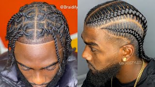 Mens Box Braids for Short Hair  High Top Hairstyle [upl. by Anchie]