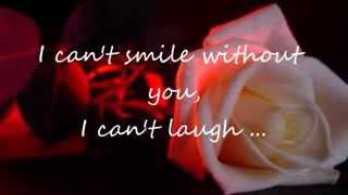 I Cant Smile Without You  Barry Manilow quot fhe619 quot  with lyrics [upl. by Cataldo]