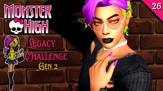 Monster High Legacy Challenge  Wrote my own  EP 26  Gen 2  Clawdeen ❗throne ❗fish ❗MHtre [upl. by Sillad]