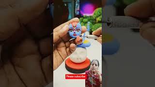 Mata Kali ke Divya Darshan🌺 clayart diy clay craft [upl. by Arannahs]