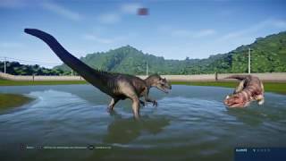 Cératosaurus Vs Allosaurus  Jurassic World Evolution  Ps4 [upl. by Cassondra]