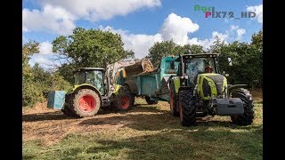 Epandage de fumier 2018  Claas Axion 800 amp Arion 640 [upl. by Laural]