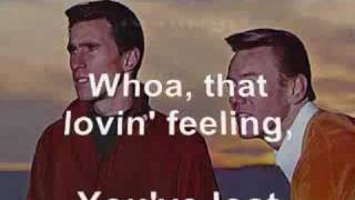 Righteous Brothers  Lost That Loving Feeling Lyrics [upl. by Gotcher]