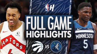 Toronto Raptors vs Minnesota Timberwolves  Full Game Highlights  October 26 202425 NBA Season [upl. by Adleme]