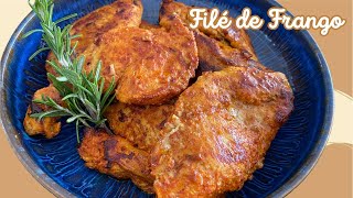 FILÉ DE FRANGO DELICIOSO O melhor jeito de fazer filé de frango [upl. by Luahs]