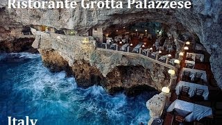 Ristorante Grotta Palazzese  Most romantic restaurant in the world a must see  Italy [upl. by Chader]