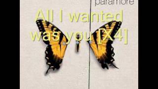 Paramore  All i wanted with lyrics [upl. by Farrington]