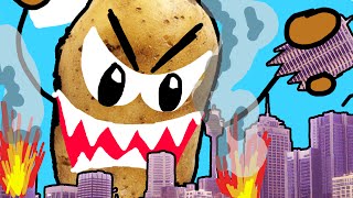 CITY DESTROYED BY POTATO  Drawing Your Comments [upl. by Nolan]