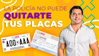 🚨Sabias que la POLICIA NO PUEDE quitarte tus PLACAS ni tu LICENCIA [upl. by Mossman213]