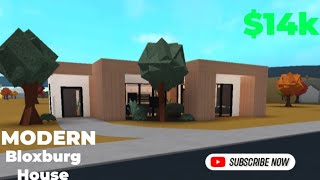 BLOXBURG  14k Modern House SPEEDBUILD  NotArixLuhv [upl. by Damiani]