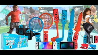 Nintendo Switch Sports Accessories  Orzly Ultimate Sports Pack for Nintendo Switch amp Switch OLED [upl. by Ajin]