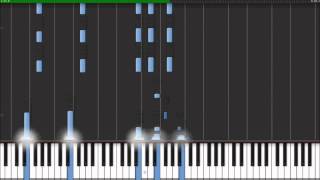 Radiohead  Pyramid Song  Instrumental Piano Cover and Synthesia Tutorial [upl. by Cathey558]