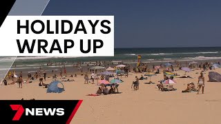 Queenslanders enjoy last of the summer holidays before school returns  7 News Australia [upl. by Kramlich]