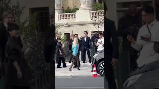 BLACKPINK Jennie blonde hair at Paris Fashion Week 2024 in Paris [upl. by Evyn683]