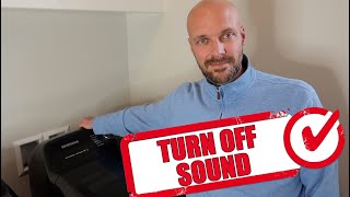 How to TURN OFF SOUND on Samsung Washer and Dryer [upl. by Ahsiruam136]