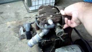 WW2 RARE Hummer E2 Engine Army Military Battery Charger Generator amp Lauson RSH [upl. by Alamac726]