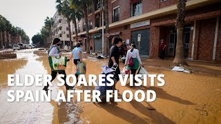 Elder Soares Visits Spain After Flood [upl. by Odel90]