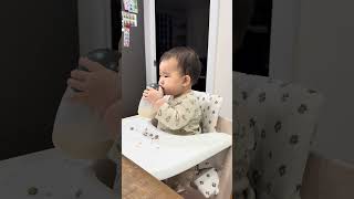 D258 Storm Drinking soy milk for baby 20241105 214510776 [upl. by Oglesby877]