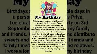 Learn English Through Story  Short Story  My Birthday  Improve Your English  English Story [upl. by Richlad204]